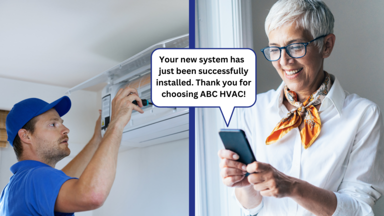 HVAC texting